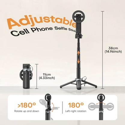 4-in-1 Magnetic Selfie Stick Tripod