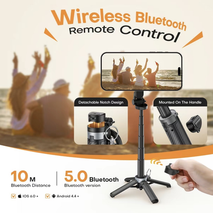 4-in-1 Magnetic Selfie Stick Tripod